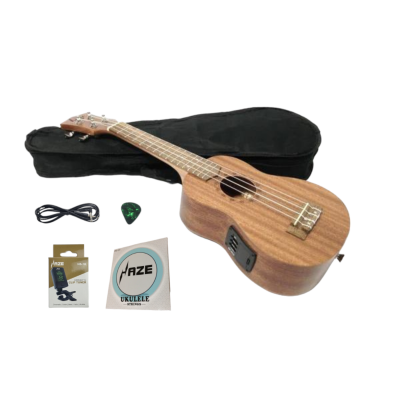 Caraya P 301210 SEQ 37” Solid Spruce Top Acoustic Guitar w/EQ +10mm Padded  Bag, String Set - HillSound