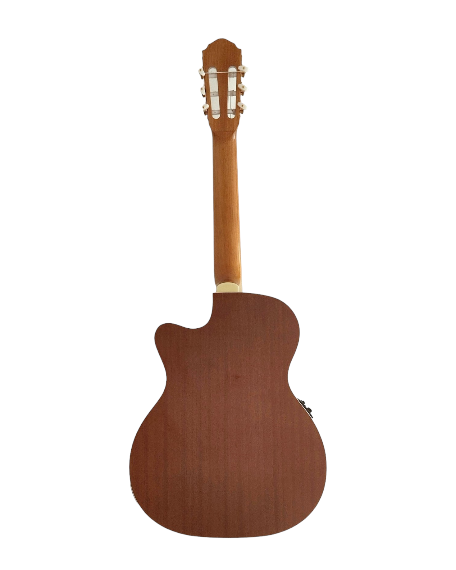 4/4 Caraya 551BCEQ/BS Thin-Body Classical Guitar w/Truss Rod,EQ+
